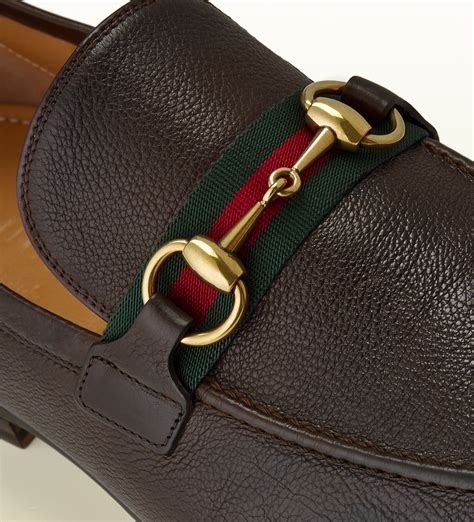 gucci horsebit loafer brown|gucci horsebit detailed leather loafers.